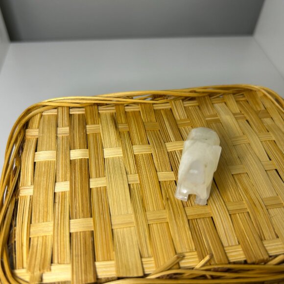 small elephant figurine made of quartz - Picture 3 of 5